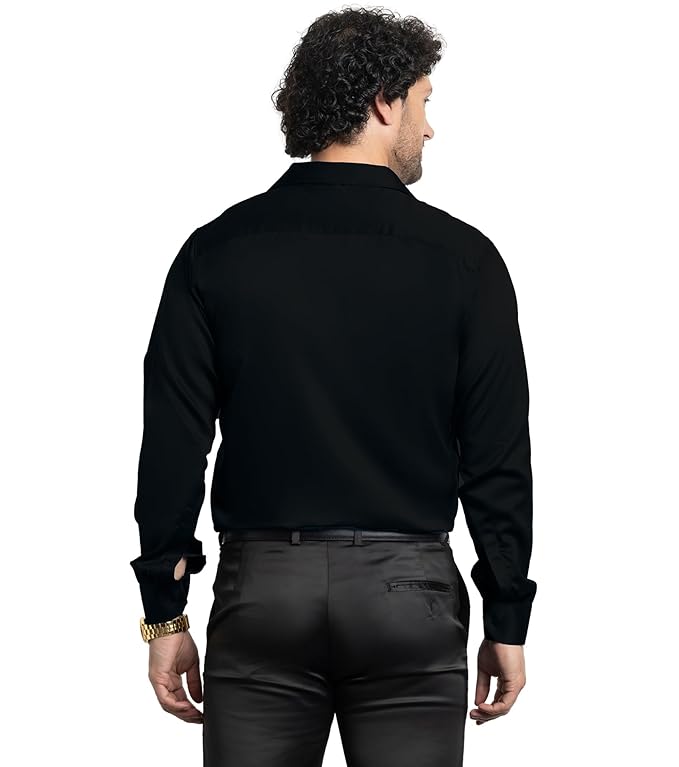CVC Mens Satin Regular Fit Formal Shirt - Image 2